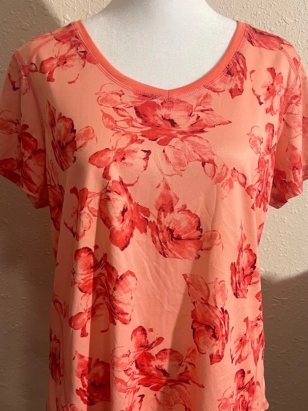 St. John’s Bay Active Floral Top | Size PL